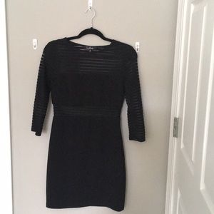 Perfect Black Mesh Bodycon Dress